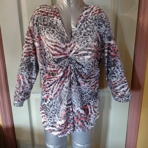Tribella Size XL Long Sleeve Blouse Shirt Top